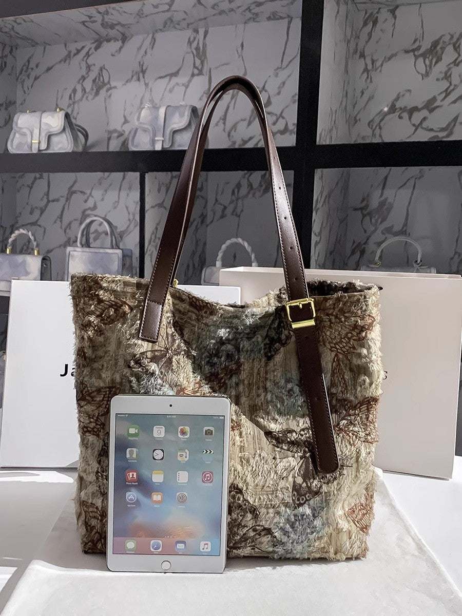 Vintage Butterfly Tote Bag