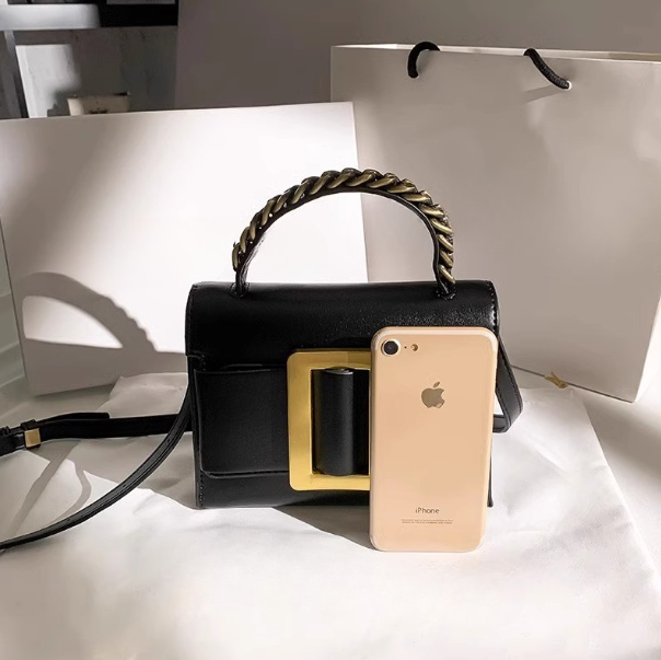 Golden Noir Mini Handbag
