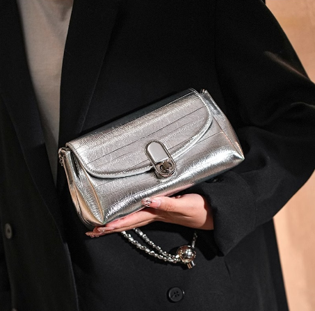 Metallic Crossbody Bag